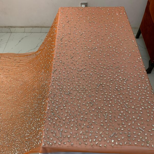 Orange Crystal fabric - Image 3