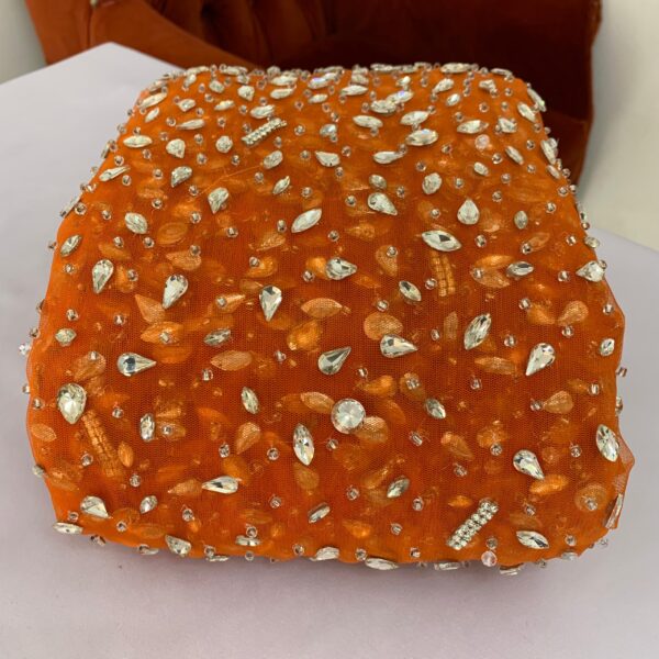 Orange Crystal fabric