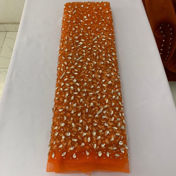 Orange Crystal fabric - Image 2