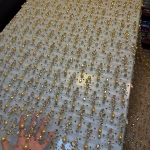 Jossy crystal fabric